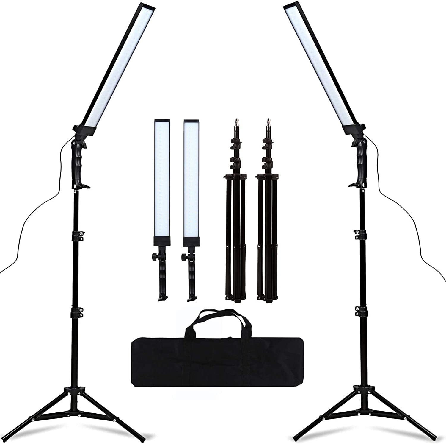 180 LED Light Photography Studio LED Lighting Kit Adjustable Light with Light St